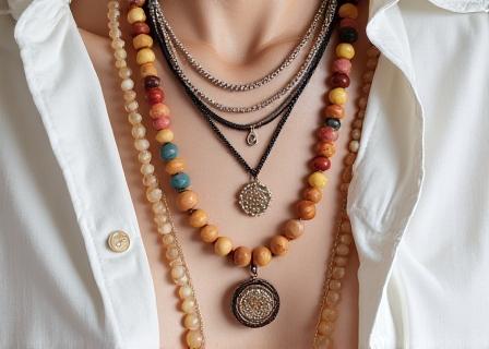 Collares en capas superpuestos